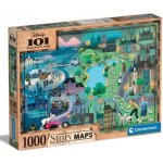 CLEMENTONI Story Maps: 101 dalmatinů 1000 dílků – Zboží Dáma