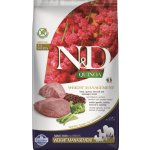 N&D Quinoa Dog Adult Weight Management Grain Free Lamb & Broccoli 2,5 kg – Hledejceny.cz