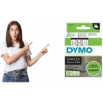 Páska Dymo D1, 6mm (43610) průhledná, černý tisk, 7m – Zboží Živě