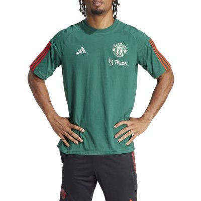 adidas Pánské tréninkové triko Manchester United 23/24 Tee zelené – Zboží Mobilmania