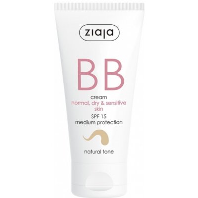 Ziaja BB krém normální suchá a citlivá pleť SPF15 02 Natural 50 ml – Zboží Mobilmania