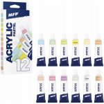 akrylové barvy set pastel+metal 12 x 12ml 6300392 – Zboží Dáma