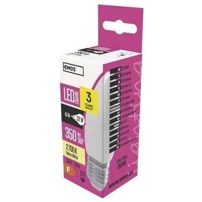 Emos LED žárovka Classic svíčka E27 4,1 W 32 W 350 lm teplá bílá – Hledejceny.cz