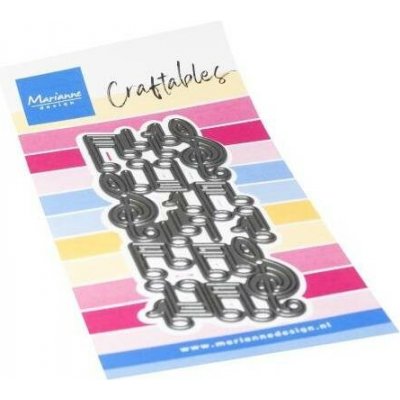 Marianne design Noty vyřezávací kovová šablona Craftables 1 ks – Sleviste.cz