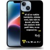 Pouzdro a kryt na mobilní telefon Apple Pouzdro Picasee ULTIMATE CASE Apple iPhone 14 - Kazma - SVĚT PATŘÍ TĚM, CO SE NEPOSEROU