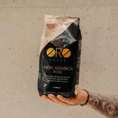 Oro Caffé 100% Arabica ROSE zrnková 1 kg – Hledejceny.cz