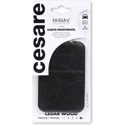 Mr&Mrs Fragrance Cesare Scented Cards Cedar Wood – Zbozi.Blesk.cz