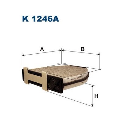 Filtr, vzduch v interiéru FILTRON K 1246A | Zboží Auto