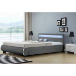 Goleto Bilbao a s LED osvětlením šedá s úložným prostorem – Zboží Dáma