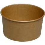 DEKOS Miska papírová na salát 1000ml 150mm kraft hnědá – Zboží Dáma