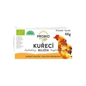 Pro-Bio Bujón kuřecí kostky Bio 66 g