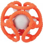 Nattou silikonové míč 2v1 bez BPA 10 cm oranžová šedá – Zboží Dáma