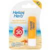 Opalovací a ochranný prostředek Helios Herb Balzám na rty sluneční ochrana OF 30 4g