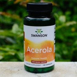 Swanson Acerola 500 mg 60 kapslí