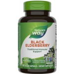 Nature's Way Black Elderberry 100 kapslí – Hledejceny.cz