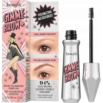 Benefit Objemový gel na obočí Gimme Brow+ Brow Volumizing Fiber Gel 04 Medium Warm Deep Brown 3 g – Zboží Dáma