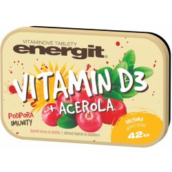 Energit Vitamin D3 + acerola 42 tablet