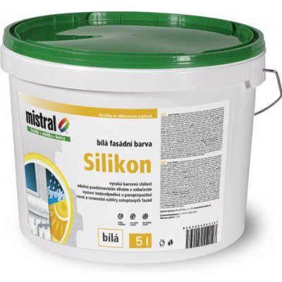 Mistral Silikon bílá s vysokou kryvostí 5l – HobbyKompas.cz