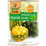 Natur farm Ananas kousky ve sladkém nálevu 565 g – Zboží Dáma