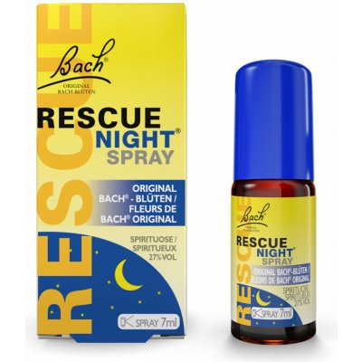 Bachovy květové esence Rescue Night sprej na spaní s obs. alkoholu 7 ml – Hledejceny.cz