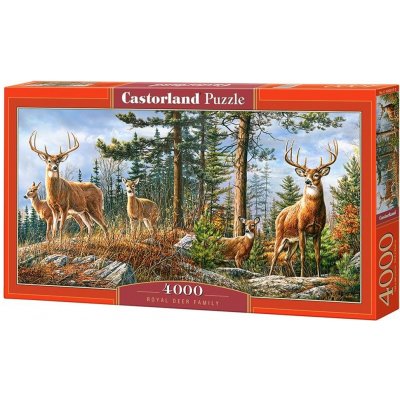 CASTORLAND Královská jelení rodina 4000 dílků – Zboží Mobilmania
