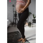 Milk & Love těhotenské legíny s nízkým pasem Černé – Zboží Dáma