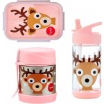 3 Sprouts svačinový set Deer Pink – Sleviste.cz