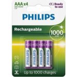 Philips AAA 1000mAh 4ks R03B4RTU10/10 – Sleviste.cz