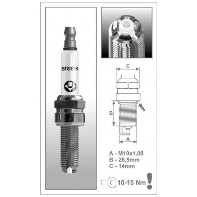 Svíčka Brisk PREMIUM GAS GAS EX 450 F rok 21-23 – Hledejceny.cz