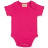 Kojenecké body Larkwood Dětské body s krátkým rukávem LW Fuchsia