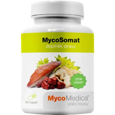 MycoMedica MycoSomat 90 kapslí směs Reishi, Hericia a čínských bylin – Hledejceny.cz
