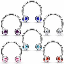 Šperky4U piercing podkova PV01002-B