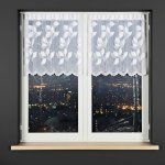 Dekorační metrážová vitrážová záclona OLGA bílá výška 70 cm MyBestHome – Zboží Mobilmania