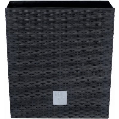 Prosperplast RATO LOW antracit 26.2 x 26.2 x 26.6 cm – Zboží Mobilmania