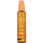 Nuxe Sun Tanning Sun Oil SPF50 voděodolný opalovací olej proti tmavým skvrnám a stárnutí pokožky 150 ml – Zboží Dáma