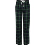 SF Women dámské bavlněné kostičkované kalhoty na lenošení námořní kostičky modré zelené – Zboží Dáma