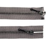 WICO Kovový zip no.5 rozepínací dvoucestný 80cm (černé zoubky) - více barev Barva: 2 šedá – Hledejceny.cz