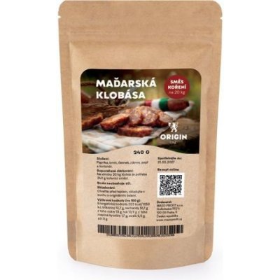 Origin Line Kořenicí směs bez soli Maďarská klobása 240 g – Zboží Dáma