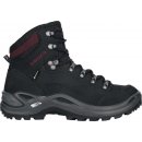 Lowa Renegade Gtx MID Ws dámske topánky black/burgundy