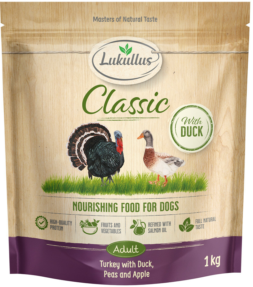 Lukullus Classic krocan a kachna bez obilnin 5 x 1 kg