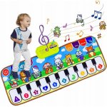 KIK Hudební podložka Piano se zvířátky s nahrávkou – Zboží Dáma
