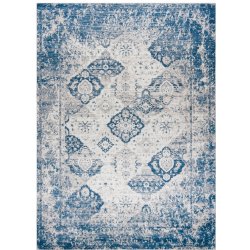 Dywany Łuszczów Andre Rosette 1819C modrá