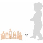 Small Foot Small foot dřevěné bloky přírodní 50 ks – Zboží Dáma