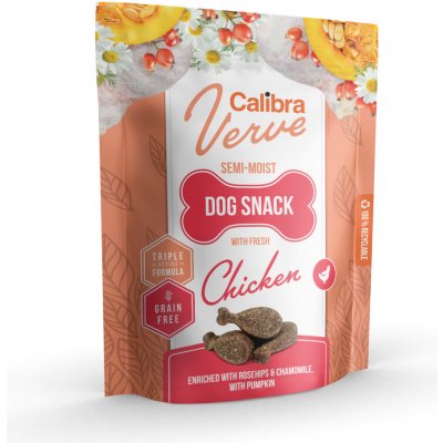 Calibra Dog Verve Semi-Moist Snack Fresh Chicken 150 g – Hledejceny.cz