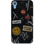 Picasee silikonový průhledný obal pro Apple iPhone XR - STICKERS x TAGS – Zboží Mobilmania