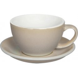 Loveramics Egg Cafe Latte Cup and Saucer Ivory 300 ml