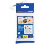 Brother TZ-131S/TZE-131S černý tisk/průhledný podklad 12mm x 4m originální páska – Zboží Dáma