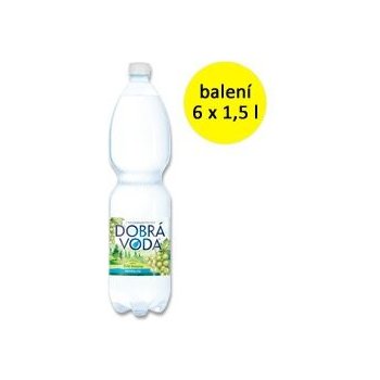 Dobrá voda bílé hrozny neperlivá 6 x 1500 ml