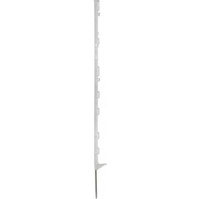 Tyčka pro elektrický ohradník ECO plast bílý 9 úchytů 90 cm – Zboží Dáma