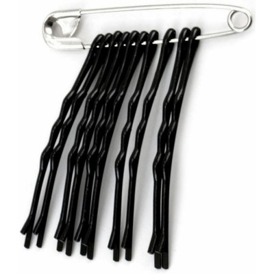 Mazoretka Sponka do vlasů černá (10 ks) – Zbozi.Blesk.cz